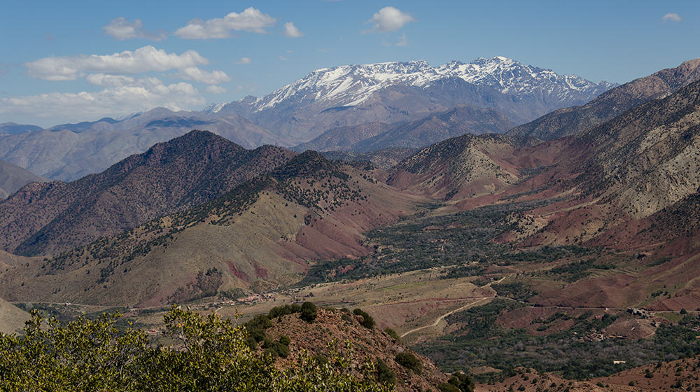 The Toubkal Massif from near Tizi n'Test